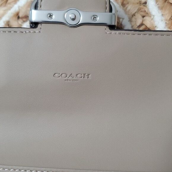 Coach Morgan Slim Wallet,  Color Stone, NWT - Picture 6 of 8
